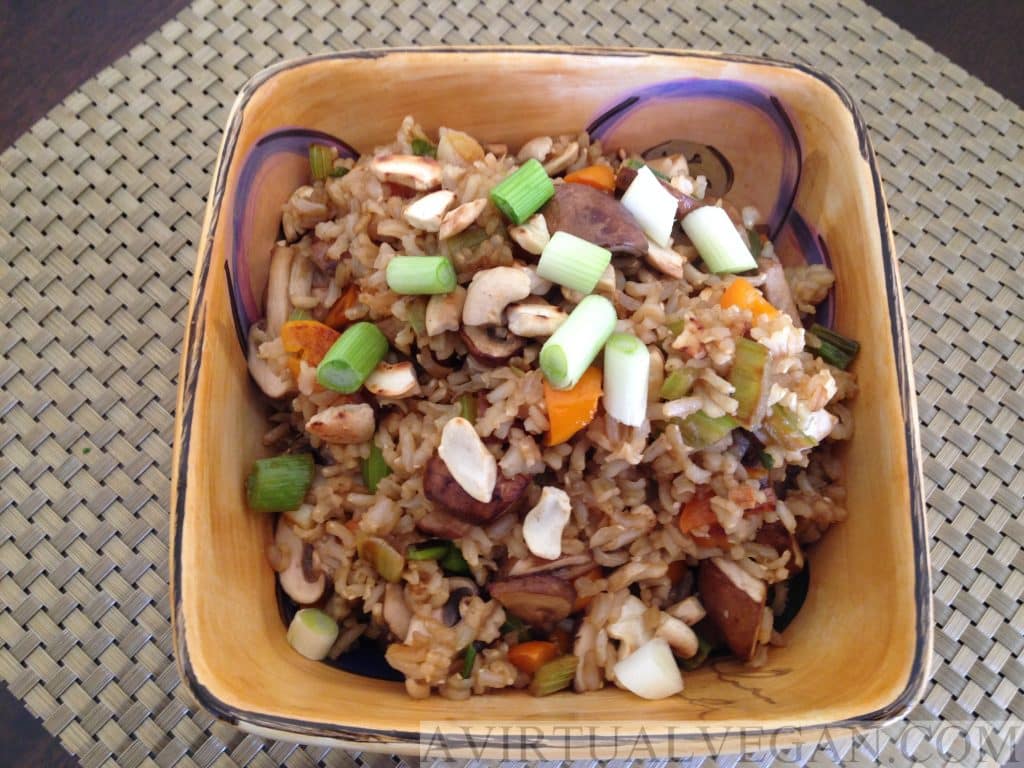 Healthy Mushroom Fried Rice A Virtual Vegan