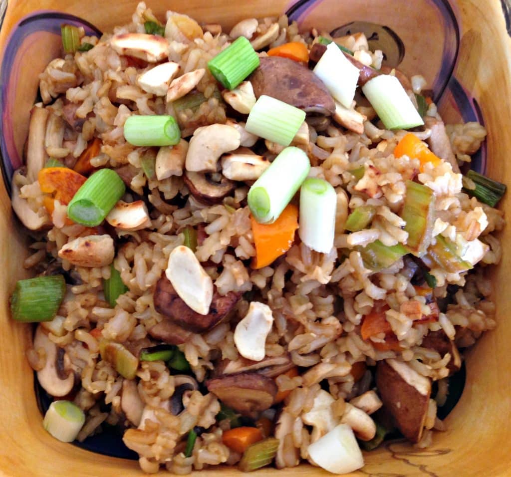 mushroom fried rice recipe