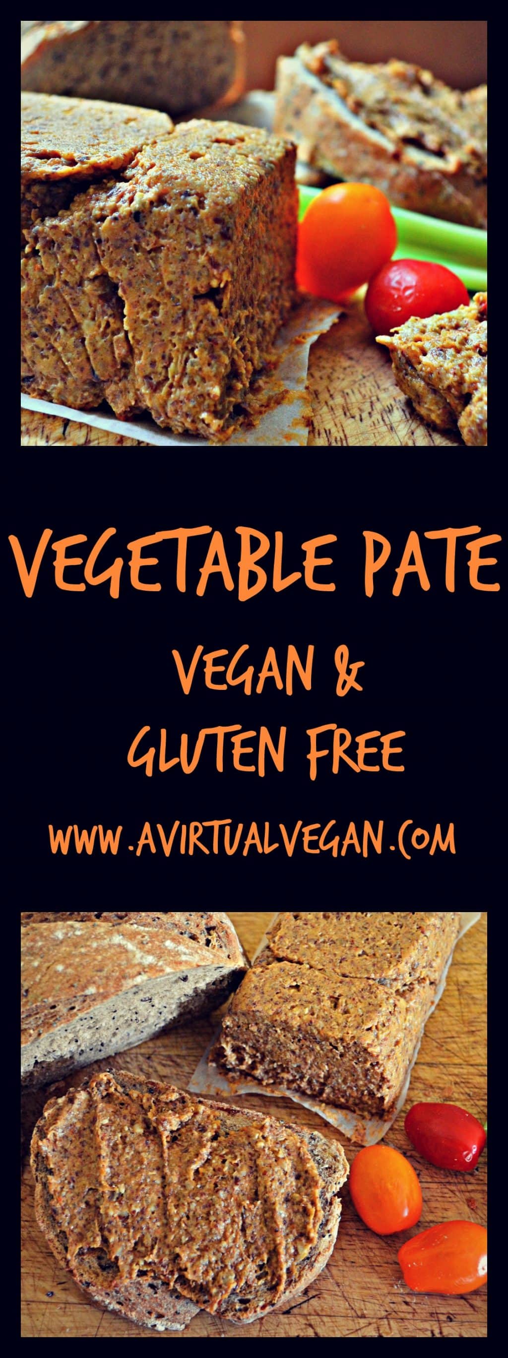A rich smooth vegetable pate with a delicious nutty crunch. Great for spreading on crackers, celery, fresh bread or toast.