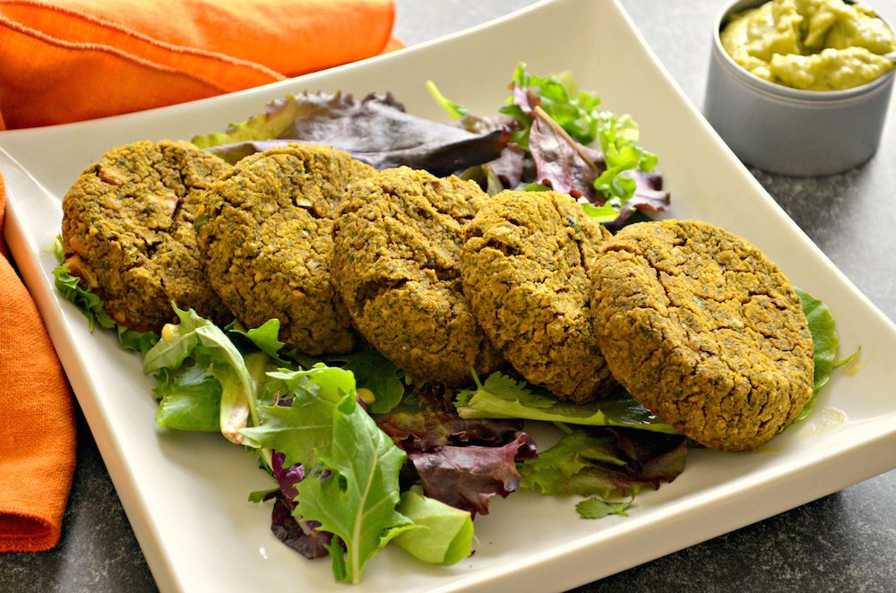 Delicious and healthy Sweet Potato Falafel with Walnuts. Baked not fried, perfectly moist and full of flavour.
