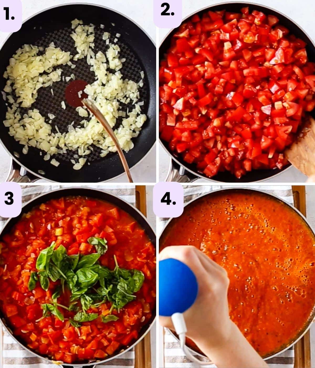how to make tomato basil soup