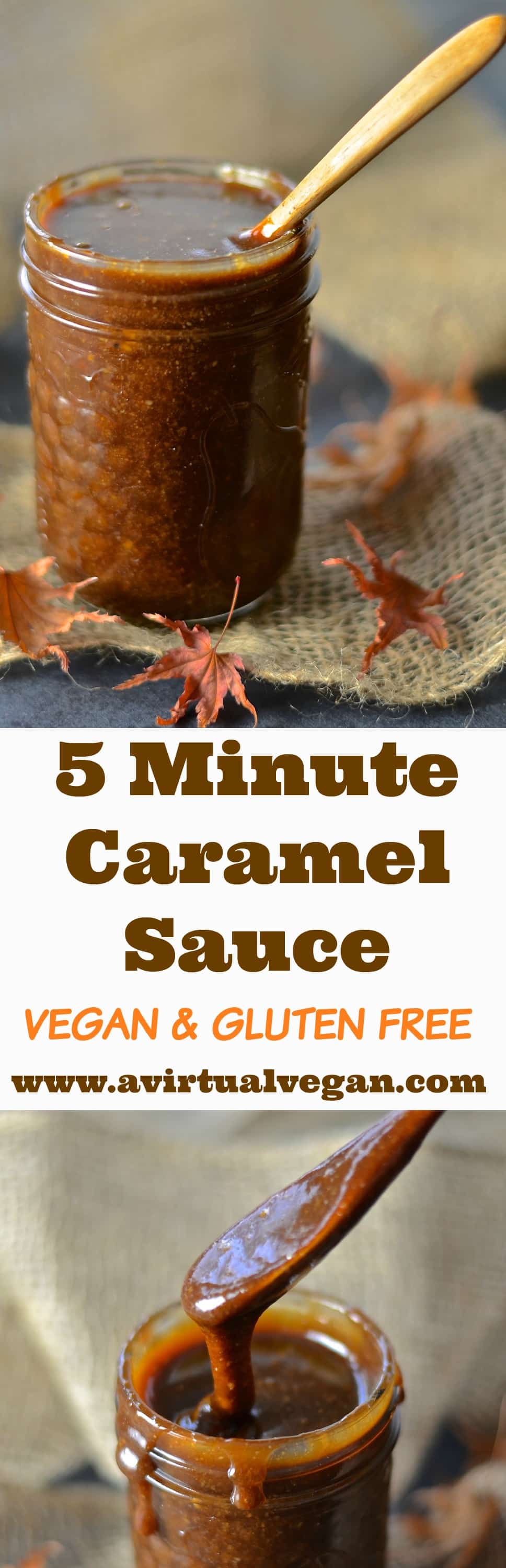 Dangerously addictive, ooey-gooey, rich & thick vegan caramel sauce. Ready in under 5 minutes & so incredibly delicious that you will need all of your will power not to eat it straight from the jar. Don't say I didn't warn you!