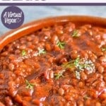Incredible Slow Cooked Vegan Baked Beans