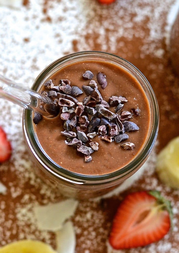 Healthy Chocolate Smoothie - A Virtual Vegan