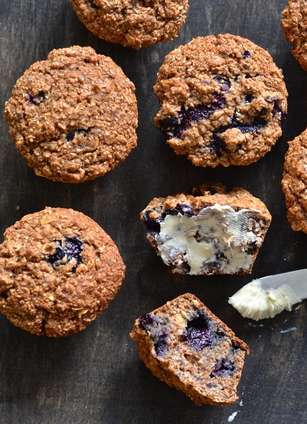 Blueberry Bran Muffins - Vegan & Oil-free - A Virtual Vegan