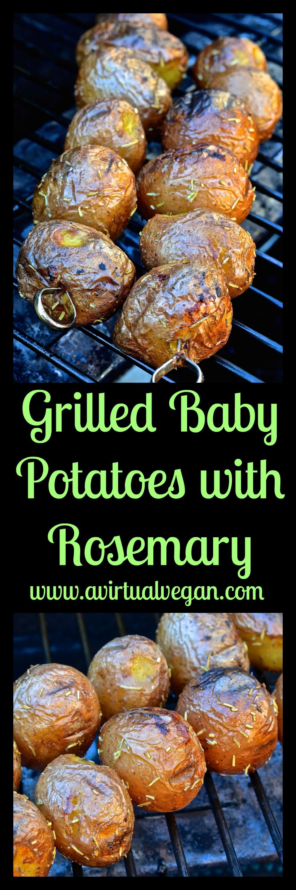 These deliciously sweet grilled baby new potatoes are slightly charred & crispy on the outside & soft & creamy on the inside. They will become your most requested side this summer!