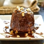 sticky banana date pudding