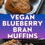 Vegan Blueberry Bran Muffins