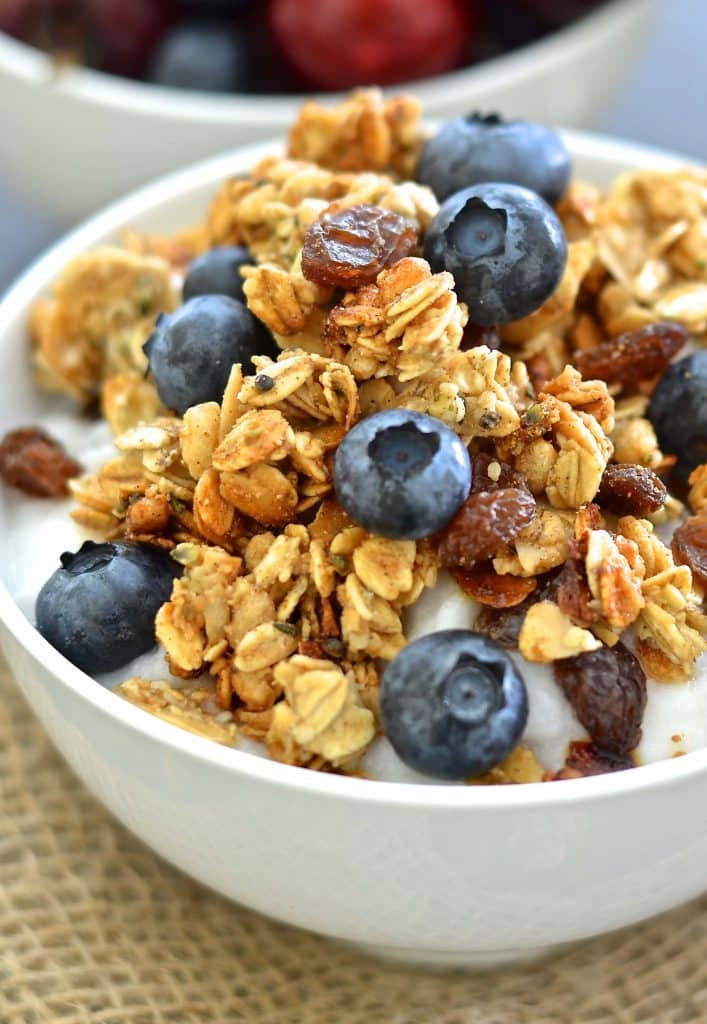 Vegan Almond Hemp Granola | A Virtual Vegan