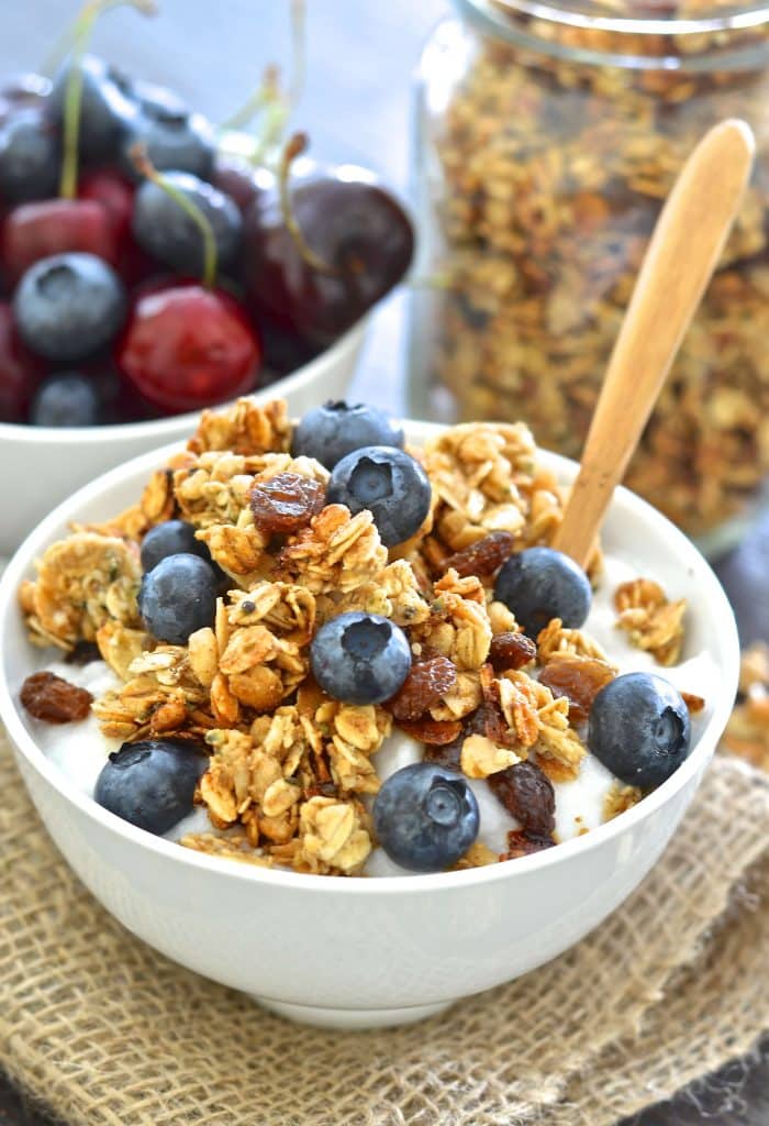 Vegan Almond Hemp Granola | A Virtual Vegan