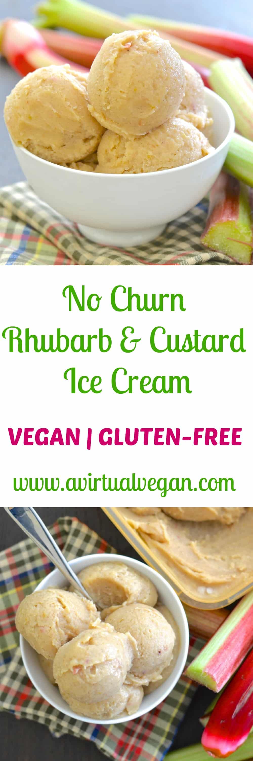 Classic British flavours combine in this really easy, no fuss, No Churn Rhubarb and Custard Ice Cream. It's incredibly easy to make & is secretly healthy!