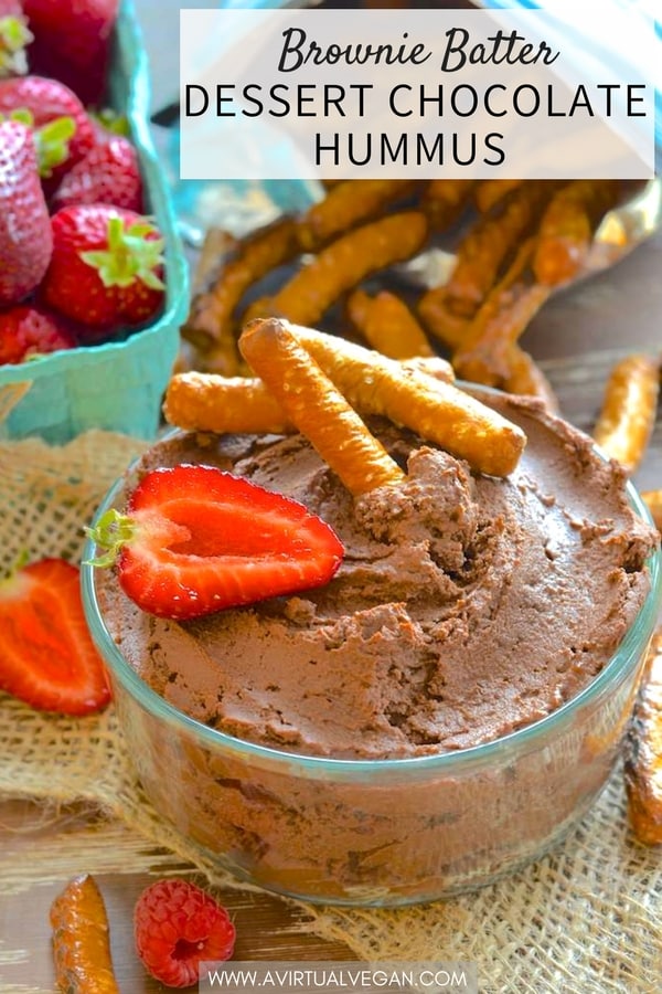 This is what happens when a beautiful chocolate brownie and a handsome can of chickpeas have a secret love child……Yes it’s Brownie Batter Dessert Hummus….Yes it is amazingly delicious….And yes dessert hummus is a thing! #desserthummus #hummus #chocolatehummus #chocolate #vegan #browniebatter #browniebatterhummus