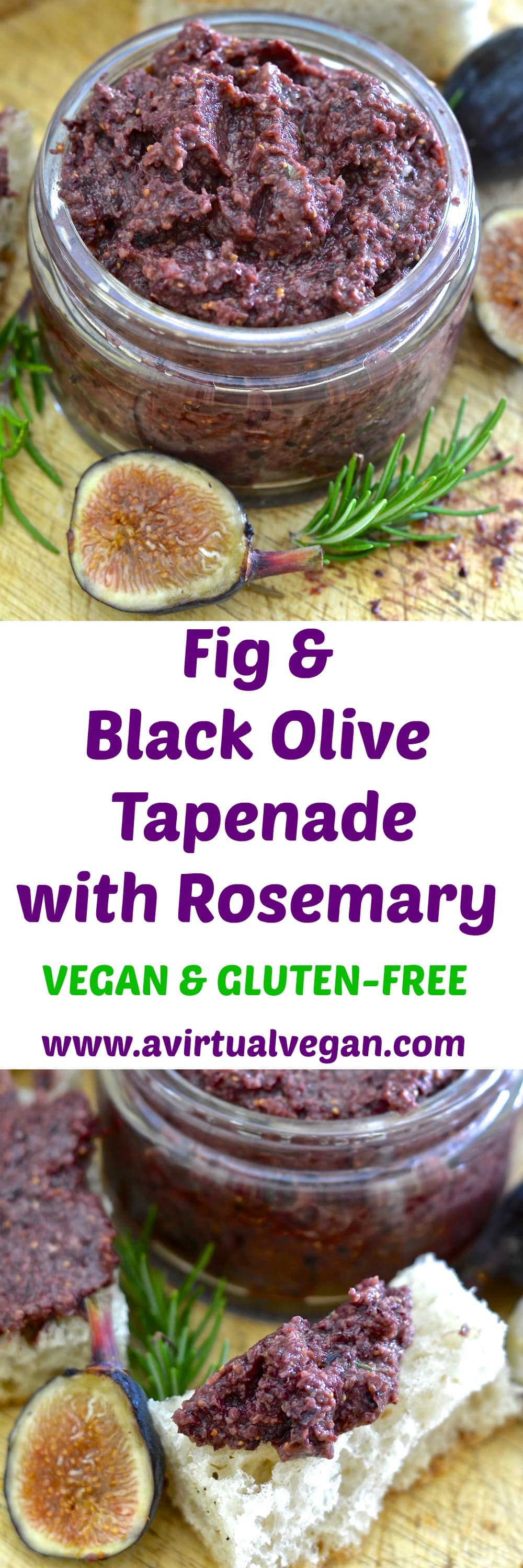 This rich, soft Fig and Black Olive Tapenade with Rosemary is my twist on traditional tapenade. Dark, deep & earthy olives are blended with ripe, plump & juicy figs to make an irresistibly delicious spread with a striking balance of sweet & savoury flavours.