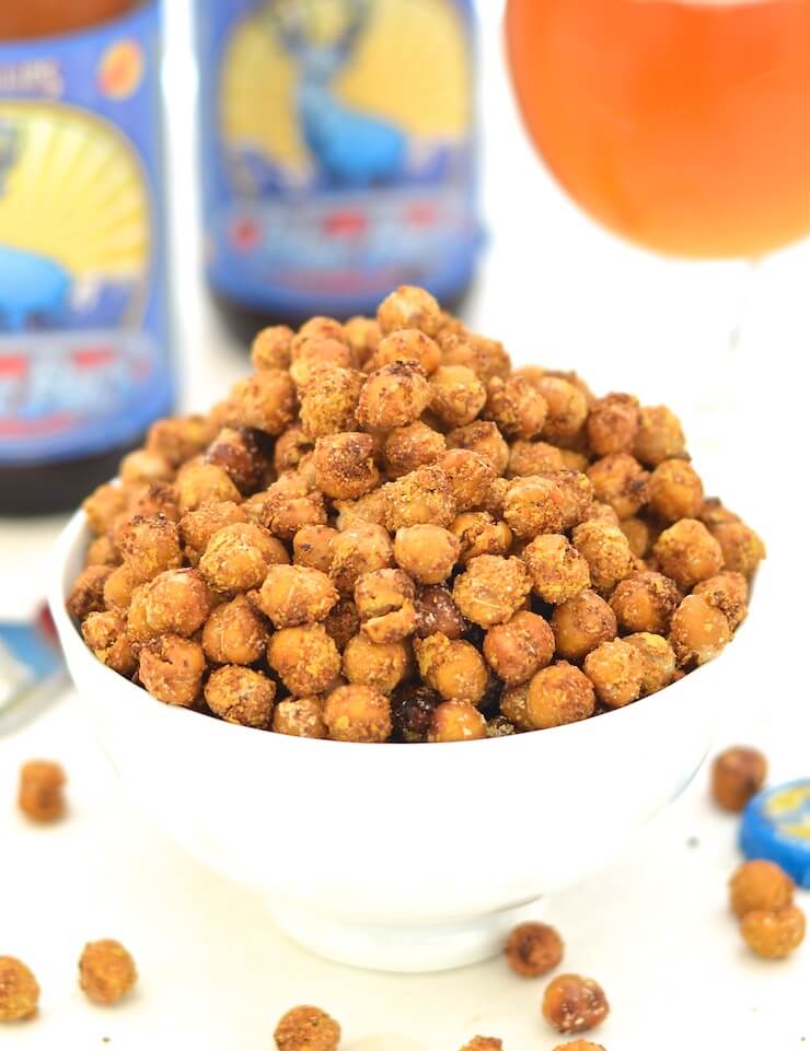 Cheese & Onion Crispy Roasted Chickpeas