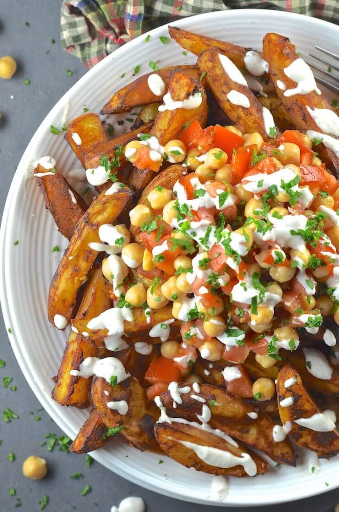 What's not to love about an obscenely large pile of Loaded Taco Fries with a generous drizzle of Lime Crema? Especially when they are healthy, oil-free & 'bury your face in them' delicious......