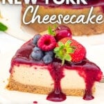 Vegan New York Cheesecake