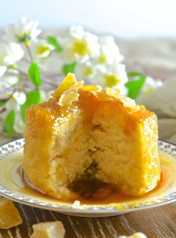 Wonderfully comforting, beautifully sticky Maple Ginger Steamed Pudding. A dream to eat and so easy to make!