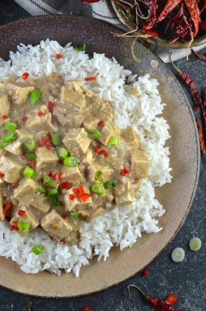 Tender tofu in a rich, smooth and creamy satay sauce. This Tofu Satay is super easy to prepare & tastes totally delicious!