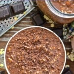 ginger chocolate overnight oats