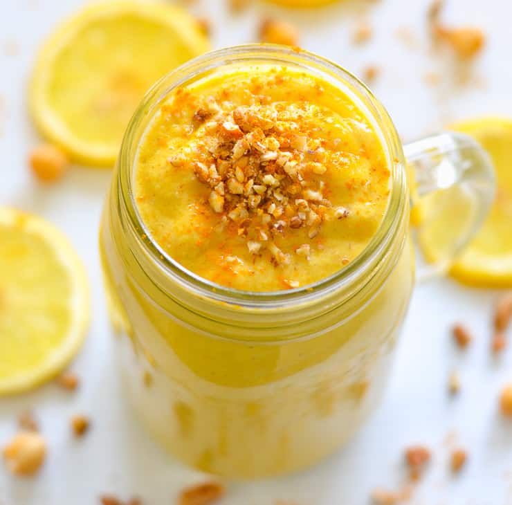 Luscious Lemon Cheesecake Smoothie - A Virtual Vegan