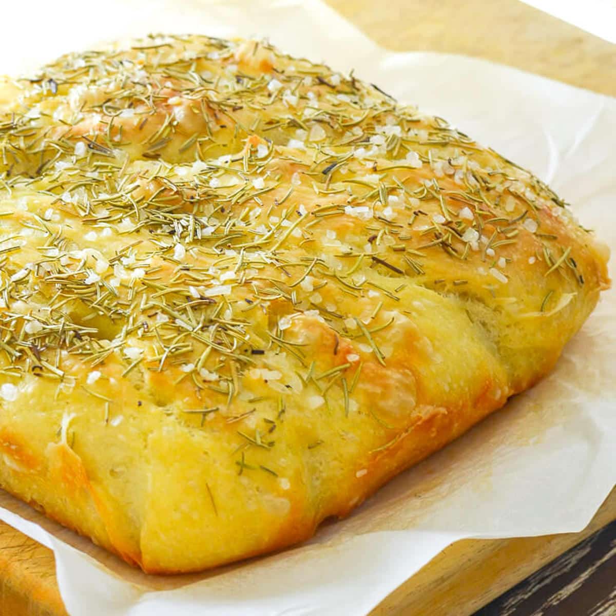 EASY No-Knead Focaccia Bread