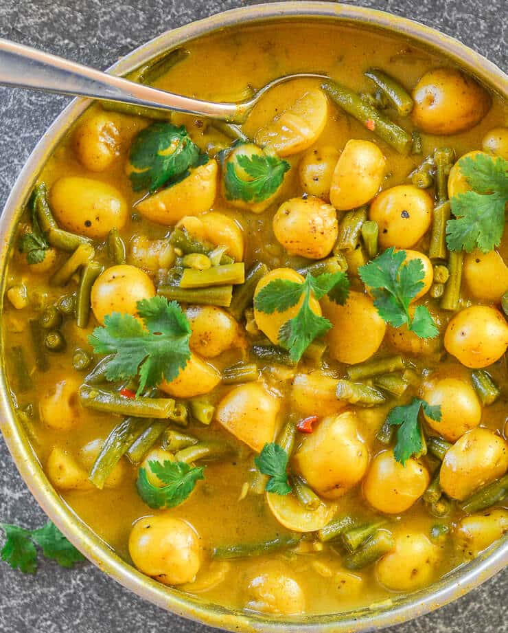 Super Simple Green Bean & Potato Curry A Virtual Vegan