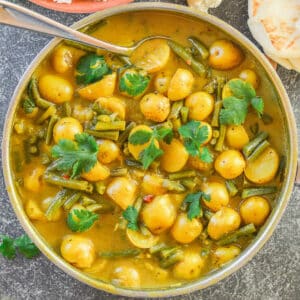 green bean potato curry