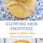 Start your day with this nourishing Glowing Skin Smoothie. It is packed with antioxidants & will leave you looking & feeling radiant both inside & out!