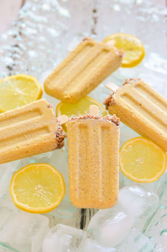 Creamy Lemon Cheesecake Pops 