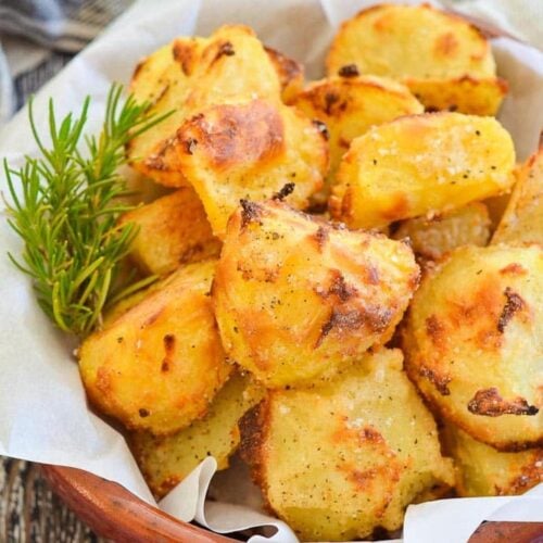 No Oil Healthy Roast Potatoes A Virtual Vegan