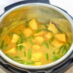 potato curry in an Instant Pot