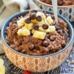 chocolate instant pot steel cut oats