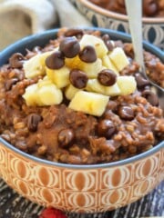 chocolate instant pot steel cut oats
