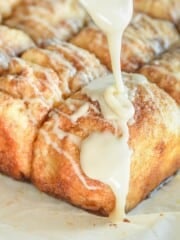 no knead cinnamon pull apart bread