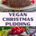 vegan Christmas pudding
