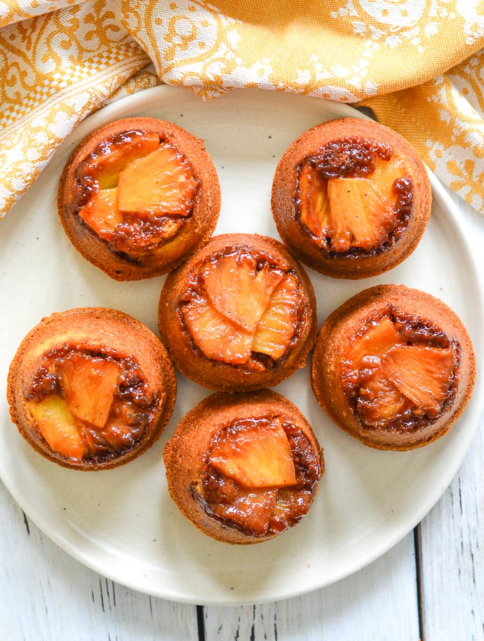 Pineapple Upside Down Cupcakes - A Virtual Vegan