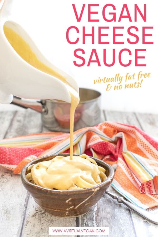 Easy Vegan Cheese Sauce (with no nuts!) - A Virtual Vegan