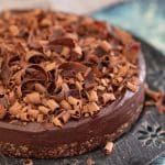 Simple to make with only 8 ingredients (plus salt), this No-Bake Espresso Chocolate Fudge Cake is here to rock your dessert world.  It's intensely rich and fudgy chocolate perfection, that needs no baking and is gluten-free with a nut-free option too. Where's my fork?