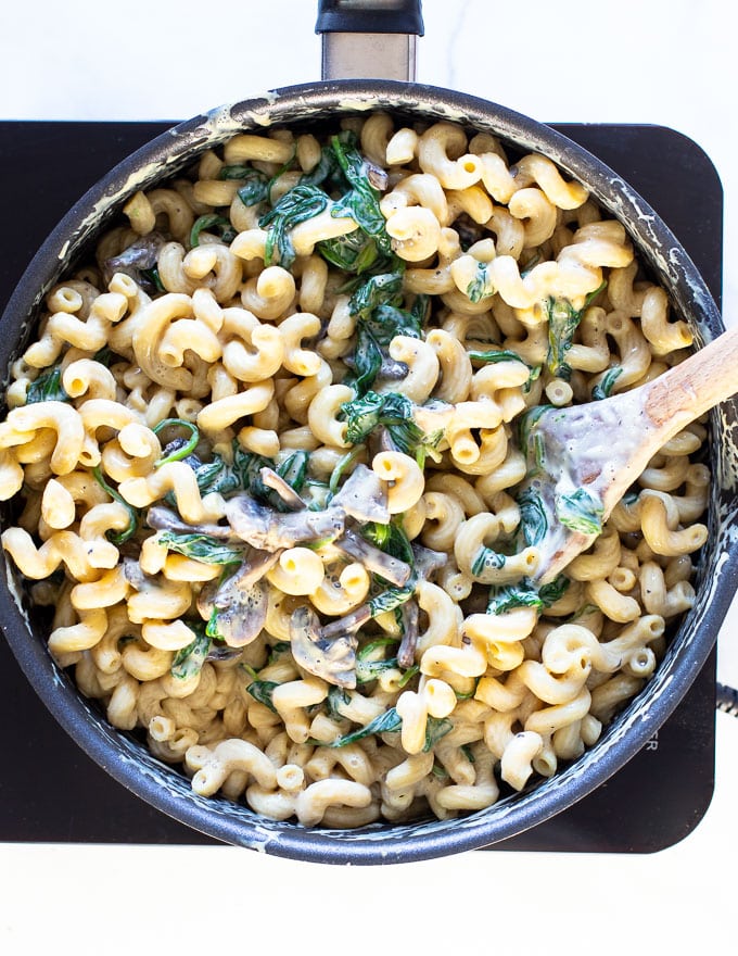 Creamy Vegan Mushroom Pasta - A Virtual Vegan