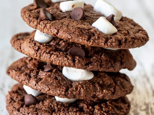 Chocolate Marshmallow Cookies - A Virtual Vegan