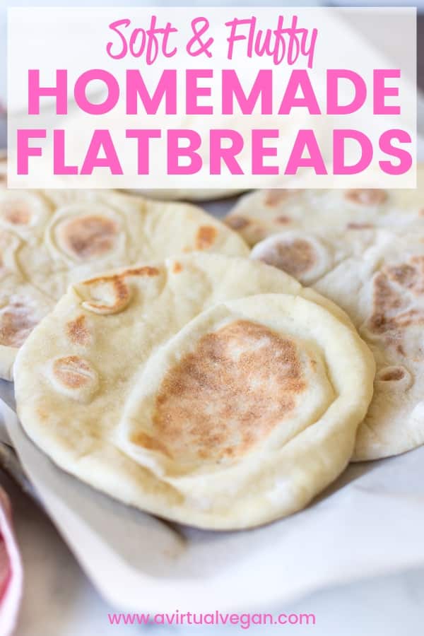 Easy Flatbread Recipe - A Virtual Vegan