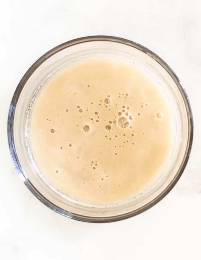 yeast activating in a jar 