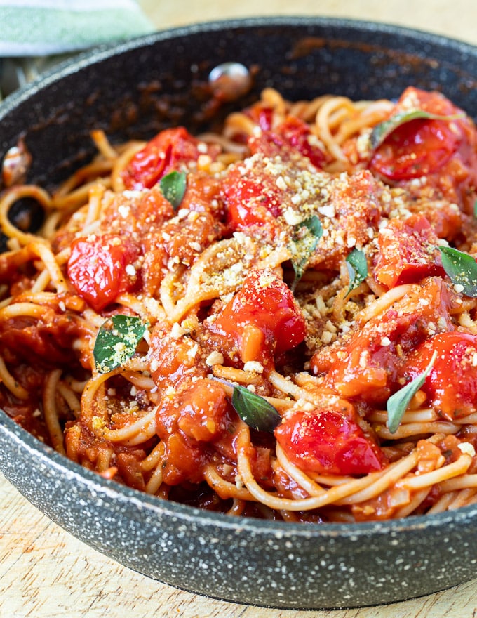 Cherry Tomato Sauce | A Virtual Vegan