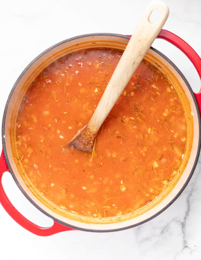 Vegan Italian Sausage Pasta Soup A Virtual Vegan