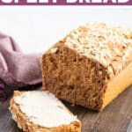 A super easy, totally foolproof, quick Yeast-Free Spelt Bread that is ready from start to finish in a little over an hour. It's rustic, full of nutty, hearty flavours and perfectly soft and fluffy inside! 