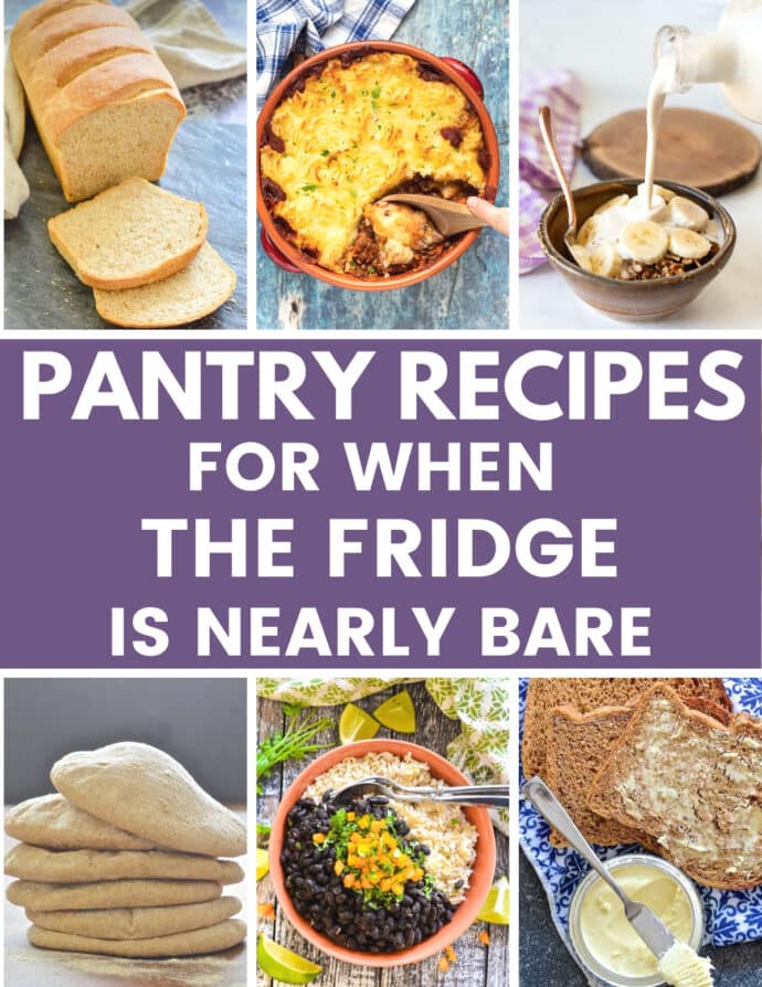 Take advantage of staple ingredients in your pantry to make some of these delicious pantry recipes. See my tips for how to adapt them to make them work with what you have on hand. 