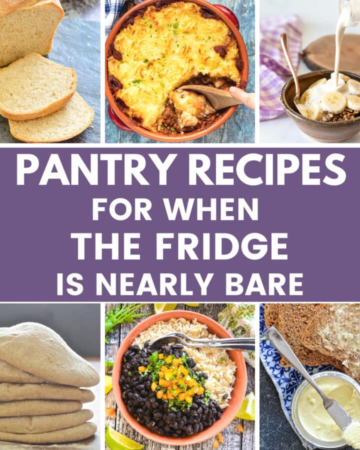Pantry Recipes For When Your Fridge Is Nearly Empty