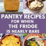 Take advantage of staple ingredients in your pantry to make some of these delicious pantry recipes. See my tips for how to adapt them to make them work with what you have on hand.