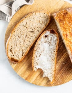 No Knead Sourdough Bread - A Virtual Vegan