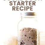Learn how to make a sourdough starter the easy way. You will learn all about what a sourdough starter is, what you need to make one, how to make it without endless feedings and wasteful discard, and why the whole process doesn’t have to be as difficult and time consuming as you think!